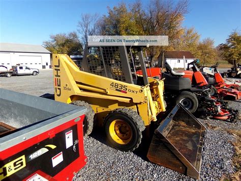 can a gehl skid steer run without emission control|gehl 4835 skid loader problems.